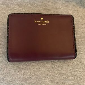 Kate Spade Seton Drive Tellie Glitter Trim Wallet